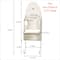 Household Essentials Iron Wall Mount with Attached Ironing Board Hooks